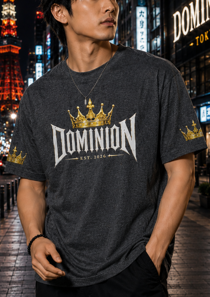 Dominion Men's Crowned Royal White T-Shirt