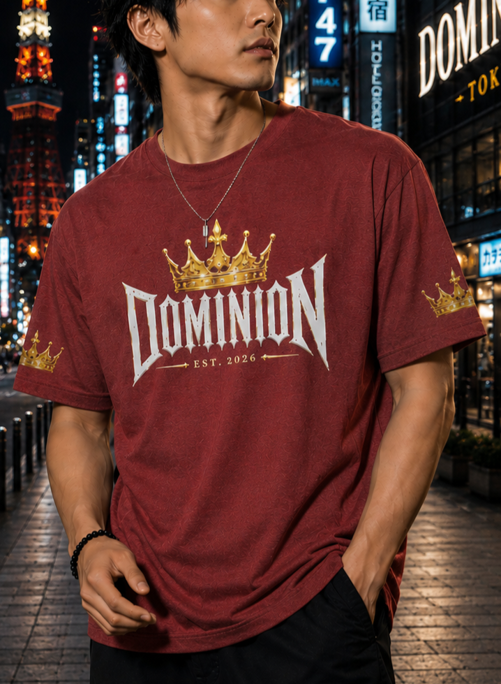 Dominion Men's Crowned Royal White T-Shirt
