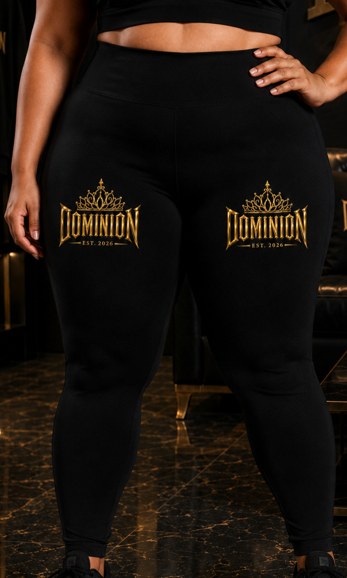Dominion Women's Crowned Royal Gold Queen Energy Leggings